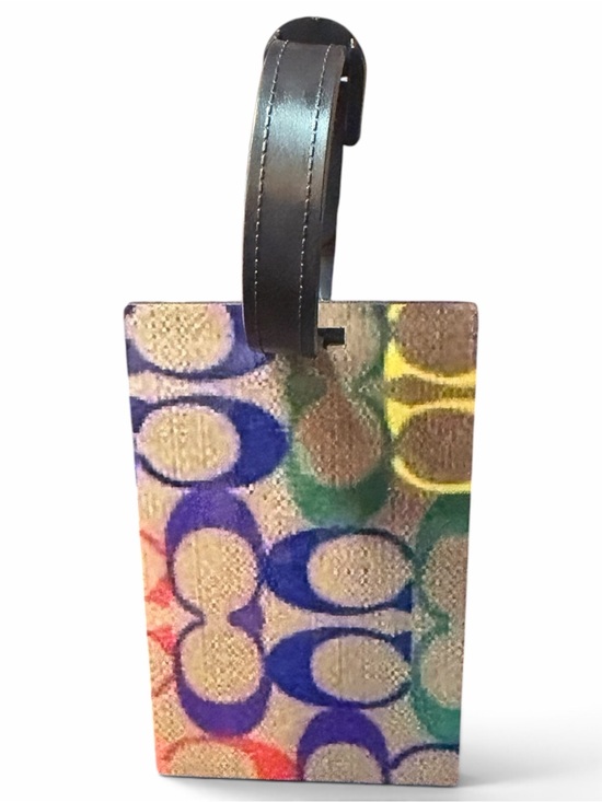 PINKIE7775 Other - Fashion CC Multicolor Signature Luggage Tag with Black Strap